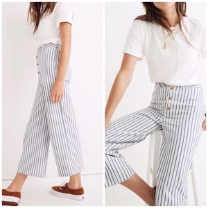 Madewell Emmett Wide Leg Cropped Denim SZ 24